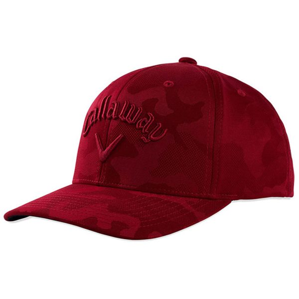 Callaway Adjustable Camo Snapback Cap - Red Hot on Sale