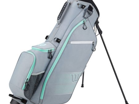 Wilson Prostaff Stand Bag - Grey White Cheap