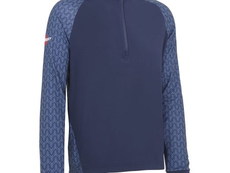 Callaway 1 4 Zip Odyssey Blocked Pullover - Peacoat Online now