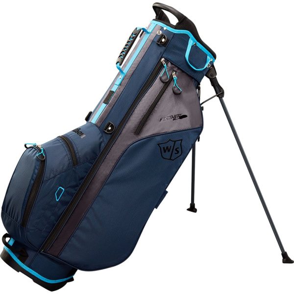 Wilson Feather Stand Bag - Navy Charcoal Light Blue Online Hot Sale