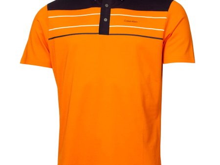 Calvin Klein Blackwater Polo Shirt - Orange For Cheap