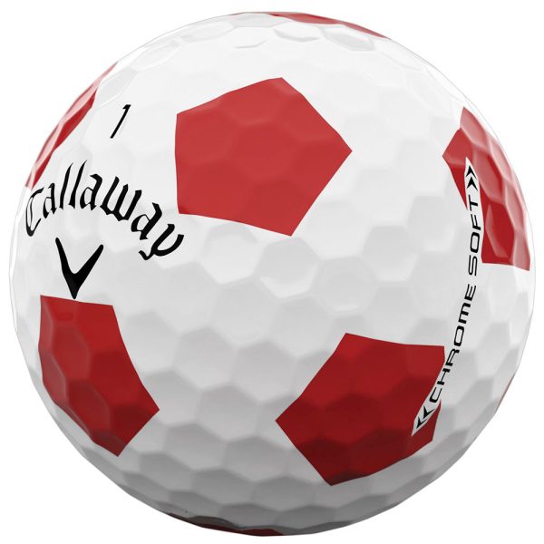 Callaway Chrome Soft Truvis Golf Balls - Red - 12 Pack Online