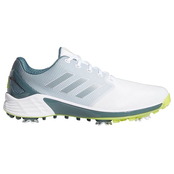 adidas ZG21 Spiked Shoes - Cloud White Acid Yellow Blue Oxide on Sale