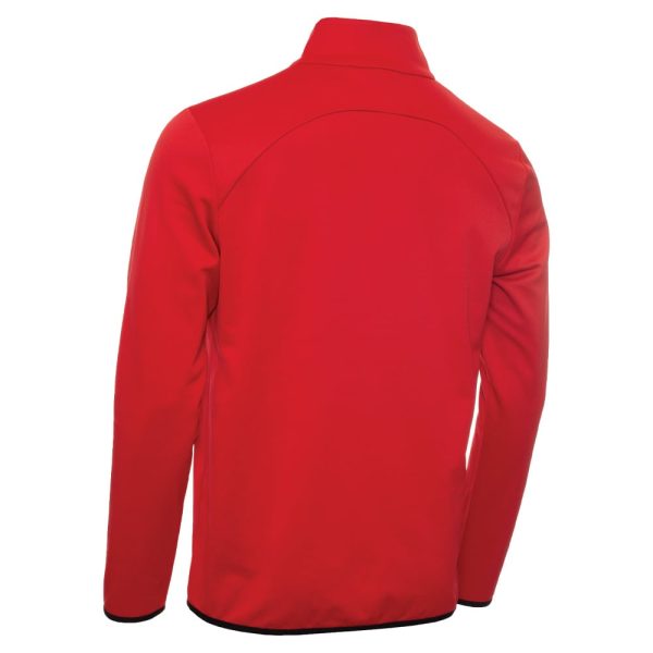 Calvin Klein Taylor Half Zip Sweater - Power Red Cheap