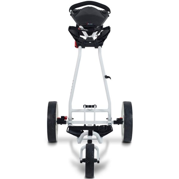 Big Max Autofold X 3-Wheel Push Trolley - White Cobalt For Cheap