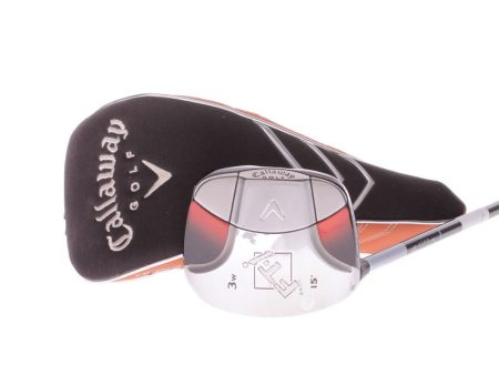 Callaway FTI Graphite Men s Left Hand Fairway 3 Wood 15 Degree Regular - Fujikura Fit On For Cheap