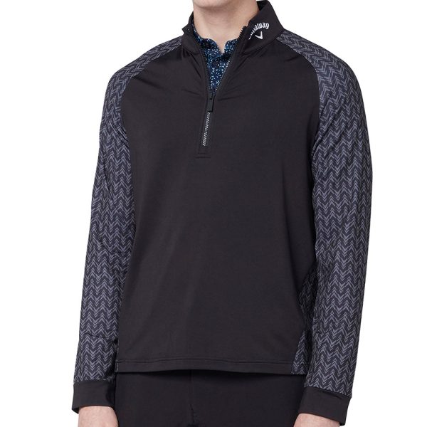 Callaway 1 4 Zip Odyssey Blocked Pullover - Caviar Online