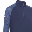 Callaway 1 4 Zip Odyssey Blocked Pullover - Peacoat Online now