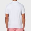 Callaway Splatter Paint Ombre Polo Shirt - Bright White For Discount