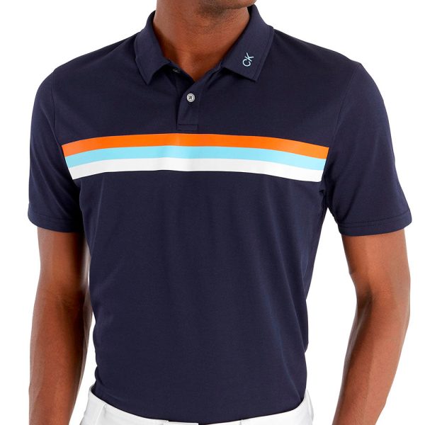 Calvin Klein Parker Polo Shirt - Navy For Cheap