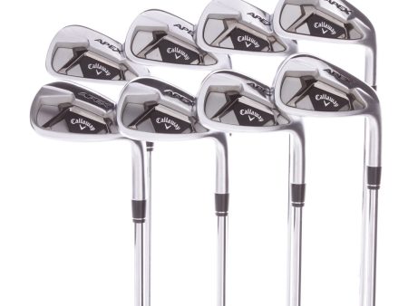 Callaway Apex 21 Steel Men s Right Hand Irons 4-PW+AW Stiff - KBS Tour 90 For Cheap