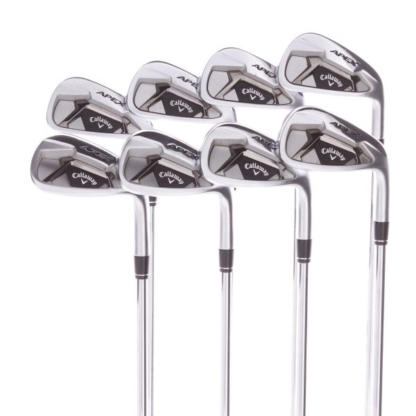 Callaway Apex 21 Steel Men s Right Hand Irons 4-PW+AW Stiff - KBS Tour 90 For Cheap