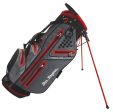 Ben Sayers Hydra Pro Waterproof Stand Bag - Grey Red Discount