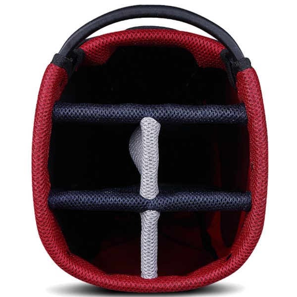 Big Max Dri-Lite Feather Stand Bag - Navy Red White on Sale