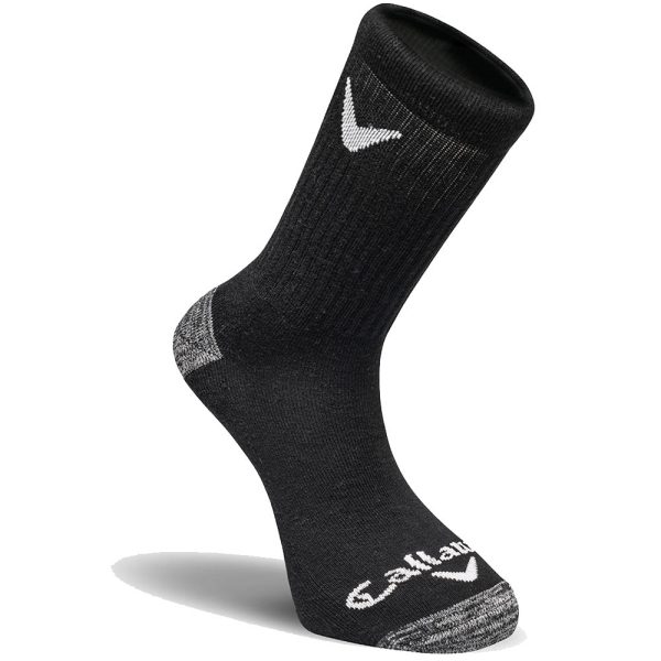 Callaway Sport Crew Socks (3 Pack) - Black Cheap