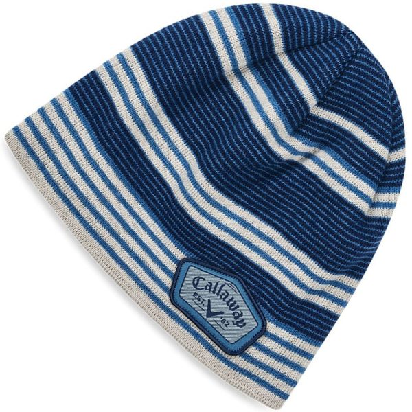 Callaway Winter Chill Beanie - Blue Silver Navy For Discount