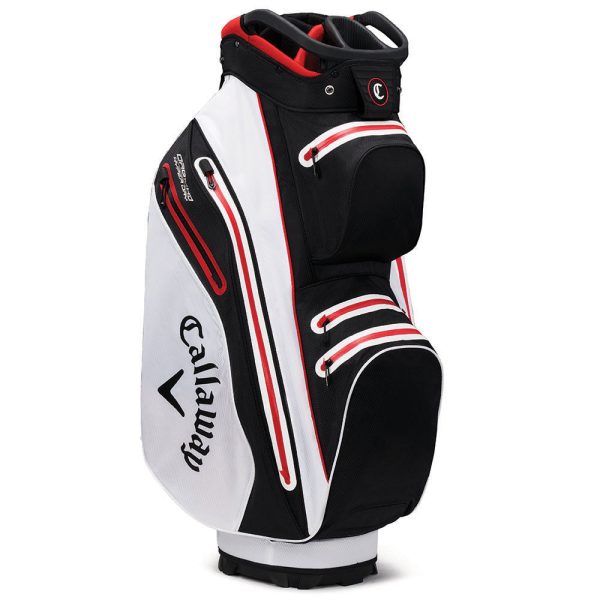 Callaway ORG 14 Hyper Dry Waterproof Cart Bag - Black White Fire Online