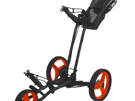 Sun Mountain Path Finder PX3 3-Wheel Push Trolley - Black Inferno For Sale