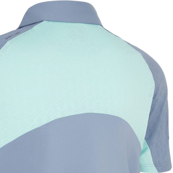 Callaway Odyssey Blocked Polo Shirt - Infinity Aruba Blue Fashion