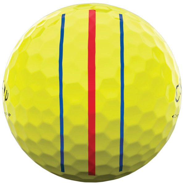 Callaway Chrome Soft Triple Track Golf Balls - Yellow - Double Dozen Online Sale