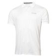 Calvin Klein Fracture Print Polo Shirt - White Pale Silver Fashion