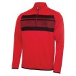 Calvin Klein Taylor Half Zip Sweater - Power Red Cheap