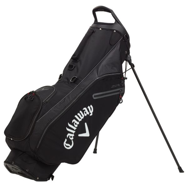 Callaway Hyper Lite Zero Double Strap Stand Bag - Black White Charcoal For Cheap