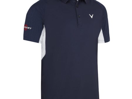 Callaway Odyssey Blocked Polo Shirt - Peacoat For Sale