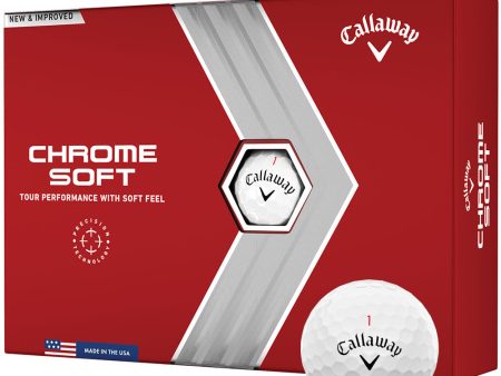 Callaway Chrome Soft Golf Balls - White - 12 Pack Online