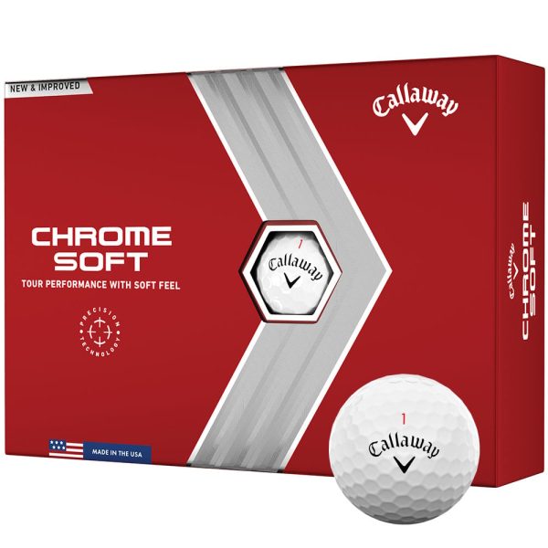 Callaway Chrome Soft Golf Balls - White - 12 Pack Online