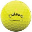 Callaway Chrome Soft Triple Track Golf Balls - Yellow - 12 Pack Hot on Sale