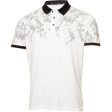 Calvin Klein Nashua Printed Polo Shirt - White Black Online Sale