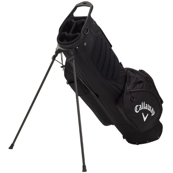 Callaway Hyper Lite Zero Double Strap Stand Bag - Black White Charcoal For Cheap