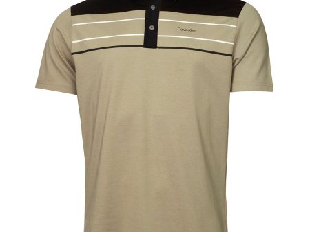 Calvin Klein Blackwater Polo Shirt - Cameo Green Discount