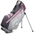 Callaway Fairway 14 Hyper Dry Waterproof Stand Bag - Charcoal Silver Pink For Cheap