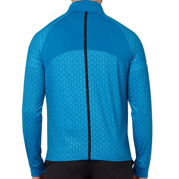 Callaway 1 4 Zip Odyssey Blocked Pullover - Vallarta Blue For Cheap