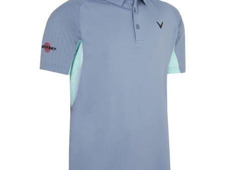 Callaway Odyssey Blocked Polo Shirt - Infinity Aruba Blue Fashion