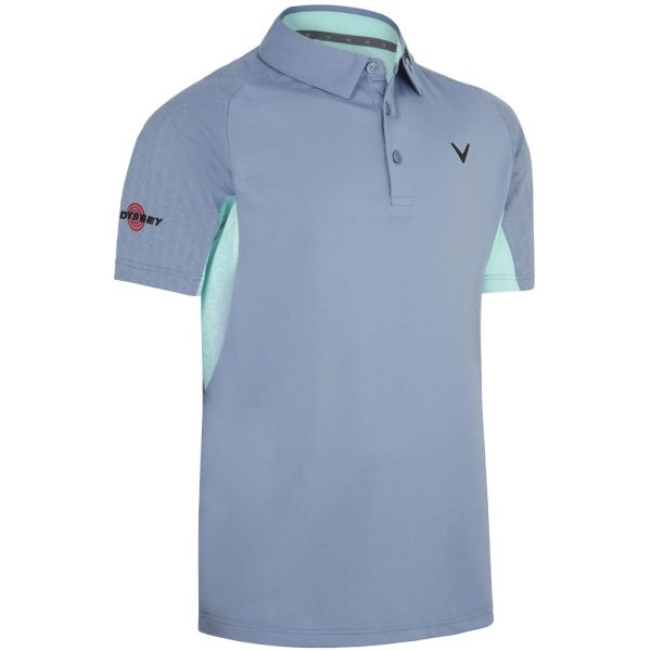 Callaway Odyssey Blocked Polo Shirt - Infinity Aruba Blue Fashion