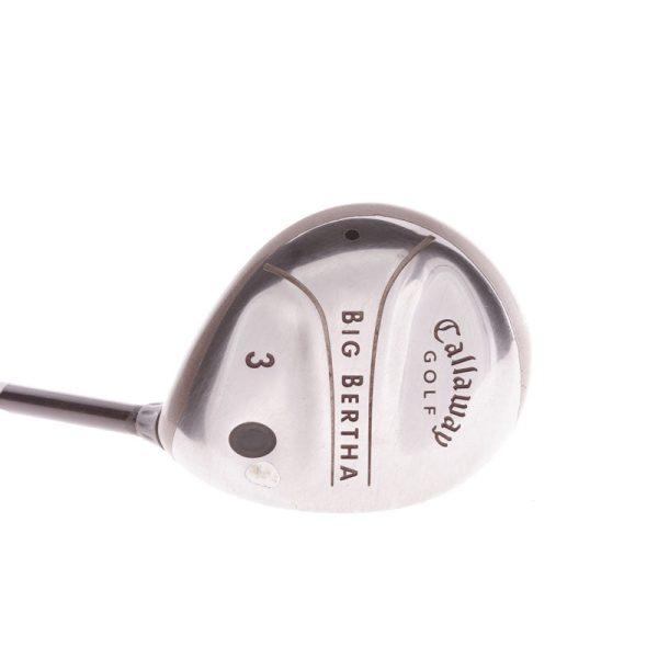 Callaway Big Bertha Graphite Ladies Right Hand Fairway 3 Wood 15 Degree Ladies - Gems 55 For Sale