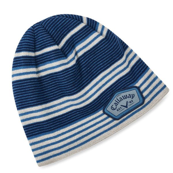 Callaway Winter Chill Beanie - Blue Silver Navy For Discount