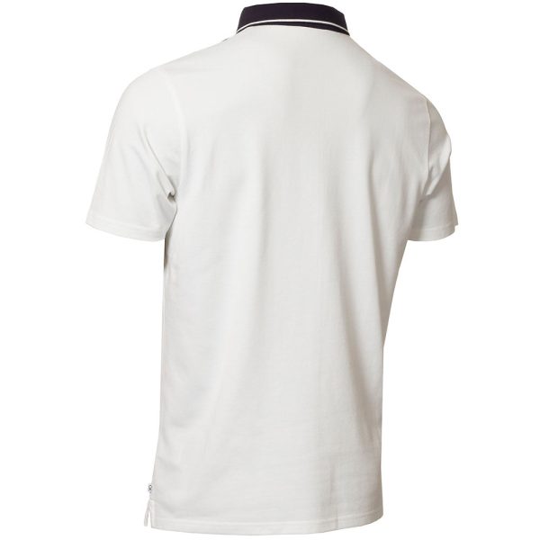 Calvin Klein Blackwater Polo Shirt - White Orange Discount