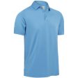 Callaway Swing Tech Solid Polo Shirt - Vallarta Blue Cheap