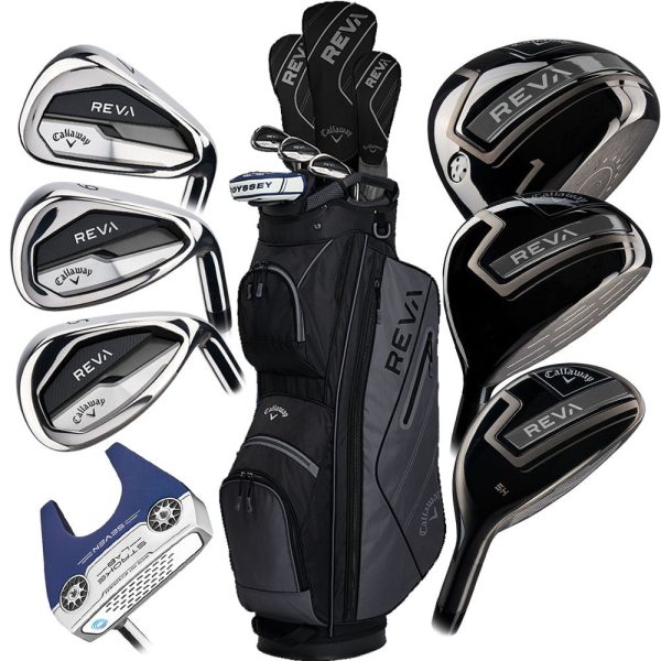 Callaway REVA 8-Piece Package Set - Black - Ladies Youth Cheap