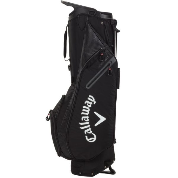 Callaway Hyper Lite Zero Double Strap Stand Bag - Black White Charcoal For Cheap