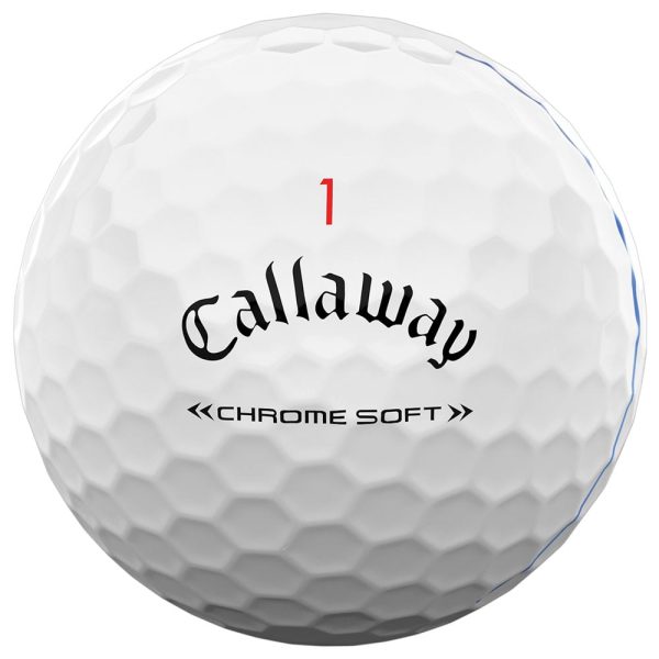 Callaway Chrome Soft Triple Track Golf Balls - White - 12 Pack Supply