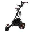 Ben Sayers Electric Golf Trolley - Black Red Hot on Sale