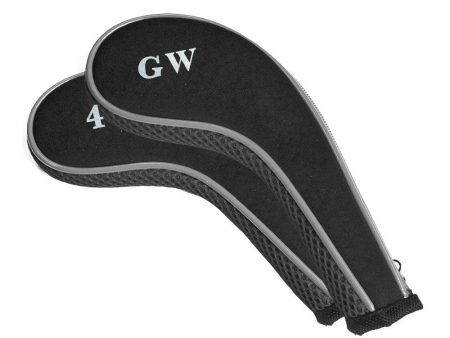 Longridge Longneck Neoprene Iron Covers (4-GW) - Black Silver Fashion