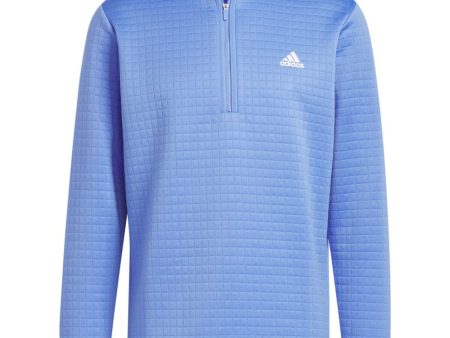 adidas DWR 1 4 Zip Pullover - Blue Fusion For Cheap