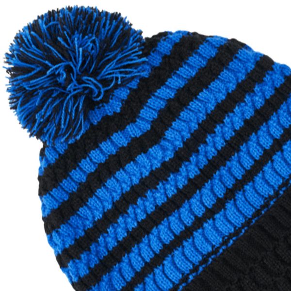 Callaway Winter Pom Pom Beanie Hat - Black Royal For Cheap