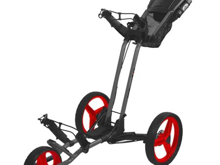 Sun Mountain Path Finder PX3 3-Wheel Push Trolley - Grey Red Online